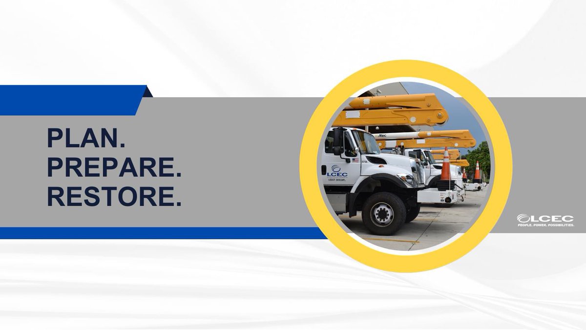 Milton has passed. LCEC has begun and will continue to conduct damage assessments throughout the day. All hands on deck until all members are restored. If using a generator, follow the manufacturer's instructions. Please remain off the roadways if possible to ensure a smooth