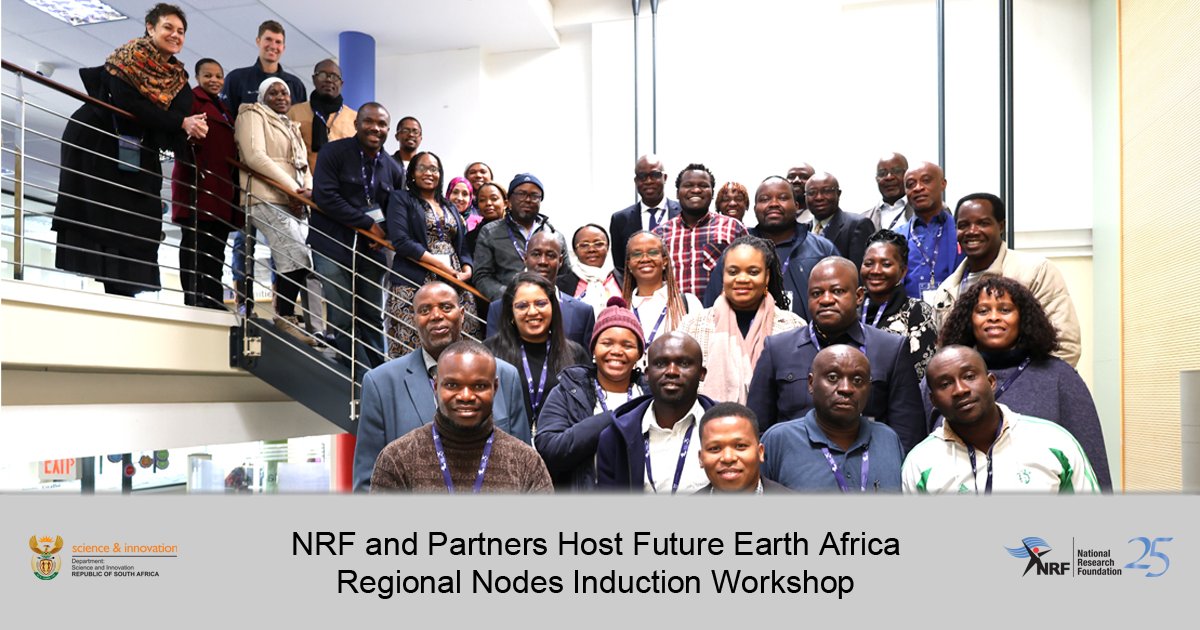 The NRF, in its capacity as the secretariat of the Future Earth Africa Hub, hosted the recent Future Earth Africa Regional Nodes Induction Workshop at Rhodes University in collaboration with the Future Earth Africa Hub Leadership Centre: nrf.ac.za/nrf-and-partne…