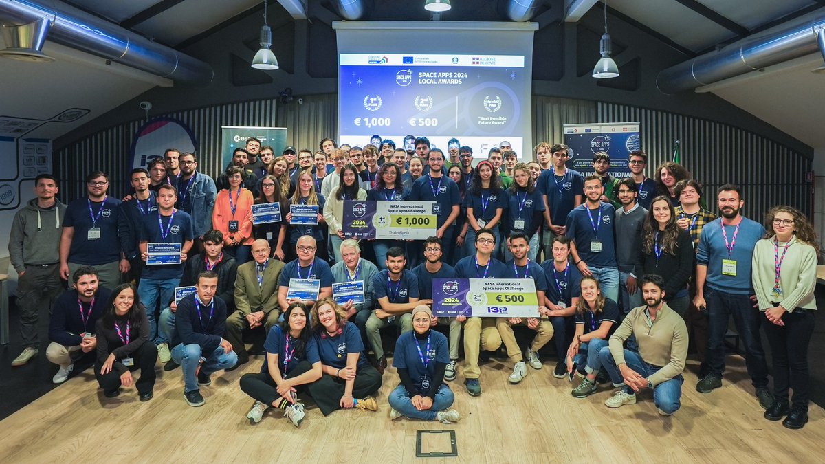ESABICTurin's tweet photo. 🎆 The NASA International @SpaceApps Challenge 2024 was a record-breaking success!
🚀 The #hackathon took place also in #Turin, Italy, hosted by @I3P_Torino in collaboration with ESA BIC Turin and several #industry partners.
Read more: https://t.co/GqIC3bzXQW
#SpaceAppsTurin https://t.co/iPnlyhhxFL