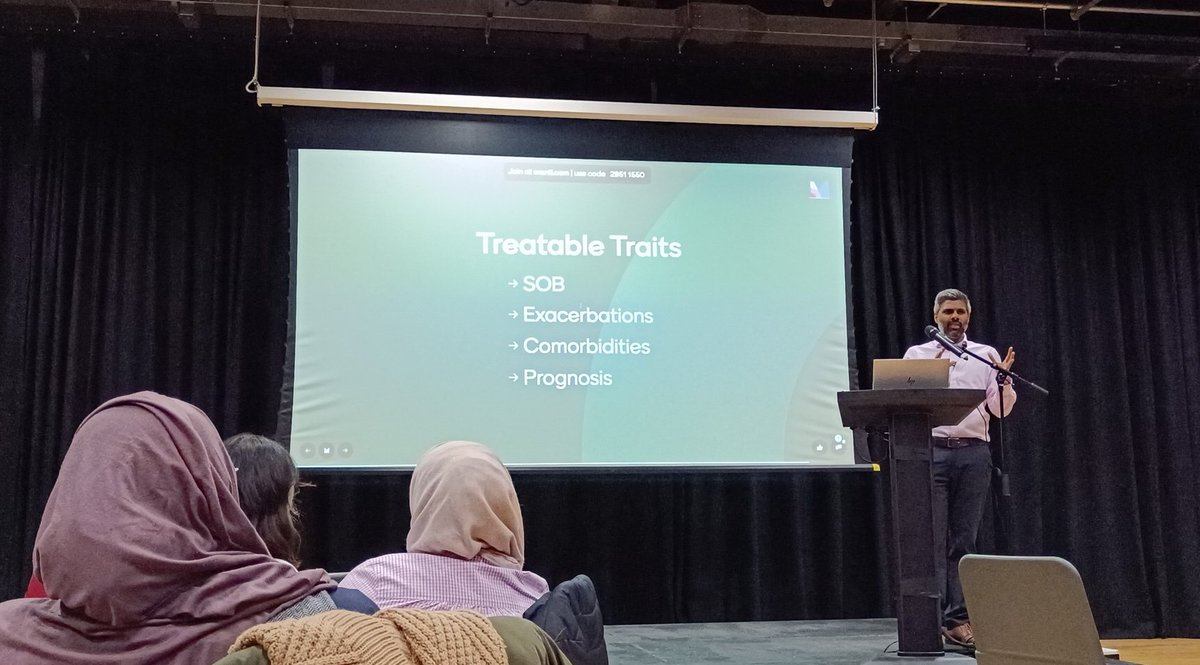 DMU Pharmacy (@dmupharmacy) on Twitter photo <a href="/Leic_hospital/">Leicester's Hospitals</a> <a href="/LLRTrainingHub/">Leicester, Leicestershire and Rutland Training Hub</a> <a href="/NHS_LLR/">NHS Leicester, Leicestershire and Rutland</a> <a href="/dmuleicester/">dmuleicester</a> Dr Rahul Patel has shown us the four levels of treatable traits that would make a difference for COPD patients. A holistic approach is essential. #LLRRespConf2024 <a href="/Leic_hospital/">Leicester's Hospitals</a> <a href="/LLRTrainingHub/">Leicester, Leicestershire and Rutland Training Hub</a> <a href="/NHS_LLR/">NHS Leicester, Leicestershire and Rutland</a> <a href="/dmuleicester/">dmuleicester</a> Dr Rahul Patel has shown us the four levels of treatable traits that would make a difference for COPD patients. A holistic approach is essential. #LLRRespConf2024