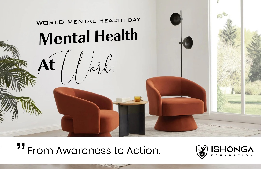IshongaF45344's tweet photo. "On #WorldMentalHealthDay, let's remember that a healthy workplace is more than just productive-it’s supportive, understanding, and prioritizes mental well-being. Together, we can create environments where everyone feels valued, heard, and empowered to thrive. #MentalHealthAtWork https://t.co/vMWcJQoTpe