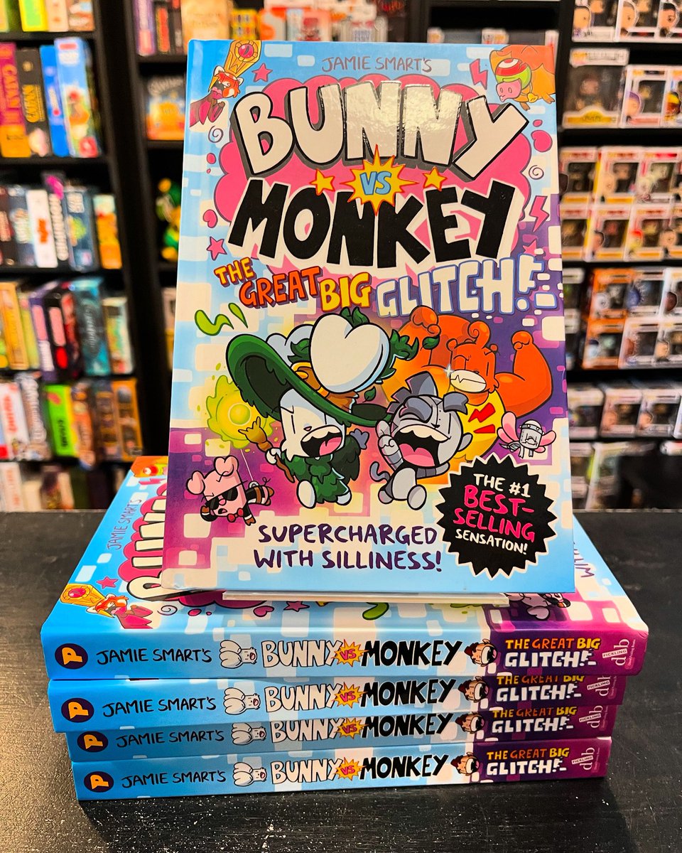 PeeblesComics's tweet photo. Brand new Bunny vs Monkey on sale today!!!
#PeeblesComicsandGames #bunnyvsmonkey #graphicnovelsforkids #thegreatbigglitch https://t.co/VAFGHXYP3N
