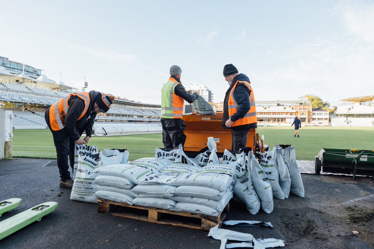 Fineturf (@fineturf) on Twitter photo End-of-season square renovations at <a href="/HomeOfCricket/">Lord's Cricket Ground</a> are progressing with scarification and the application of <a href="/BinderLoams/">Binder Loams</a> for <a href="/Karl_McDermott/">Karl McDermott</a>
#PitchRenovation #LordsCricket #Groundskeeping End-of-season square renovations at <a href="/HomeOfCricket/">Lord's Cricket Ground</a> are progressing with scarification and the application of <a href="/BinderLoams/">Binder Loams</a> for <a href="/Karl_McDermott/">Karl McDermott</a>
#PitchRenovation #LordsCricket #Groundskeeping