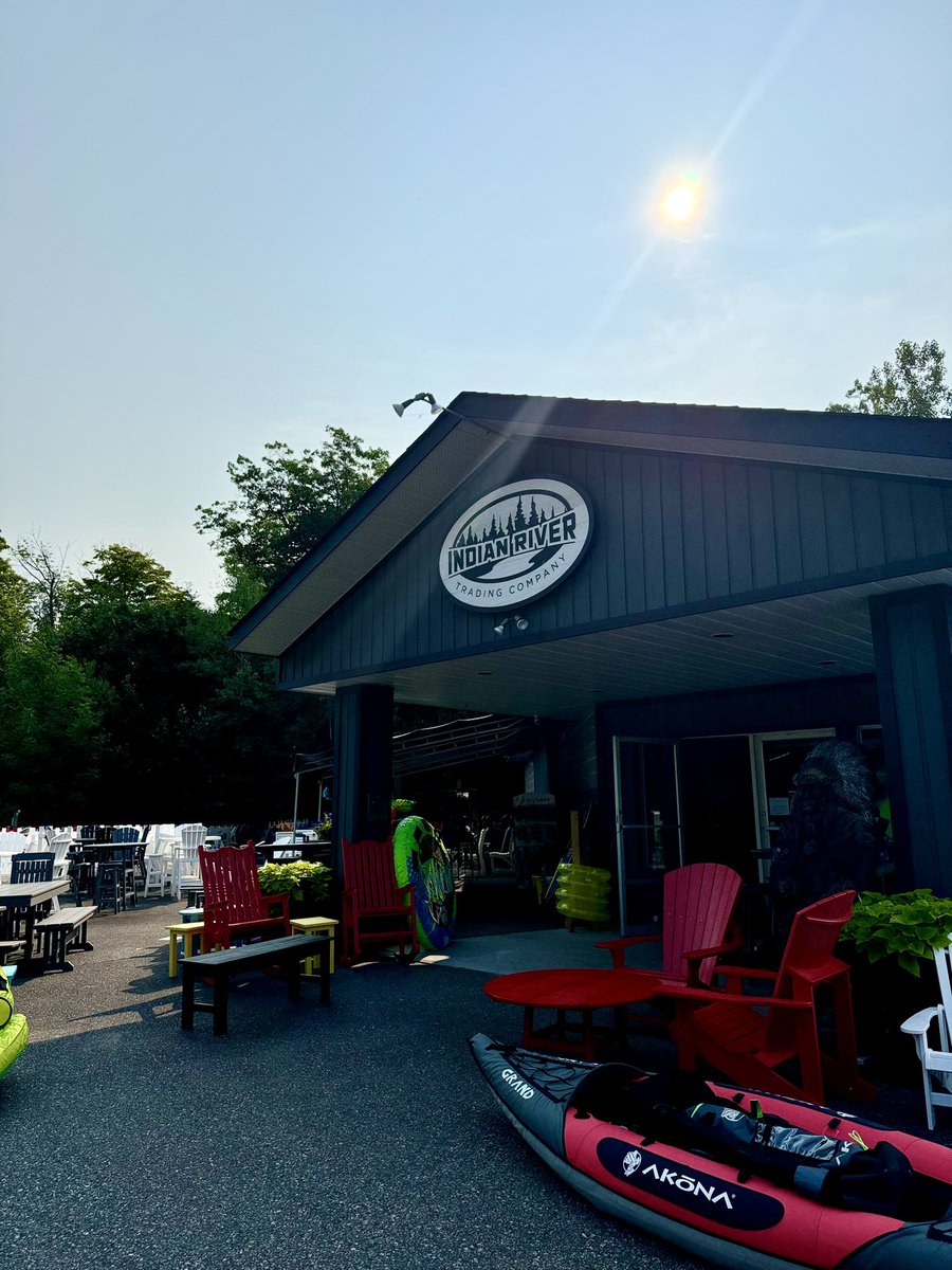 Shop end of season savings at Indian River Trading Co.! 🌊 Score huge savings on everything you need. Find us at the top of the hill with the giant Adirondack Muskoka chair!

REMINDER: CLOSED FOR THE SEASON AFTER THIS WEEK!🍁

#IndianRiverTradingCo #YourCottageLifestyleStore