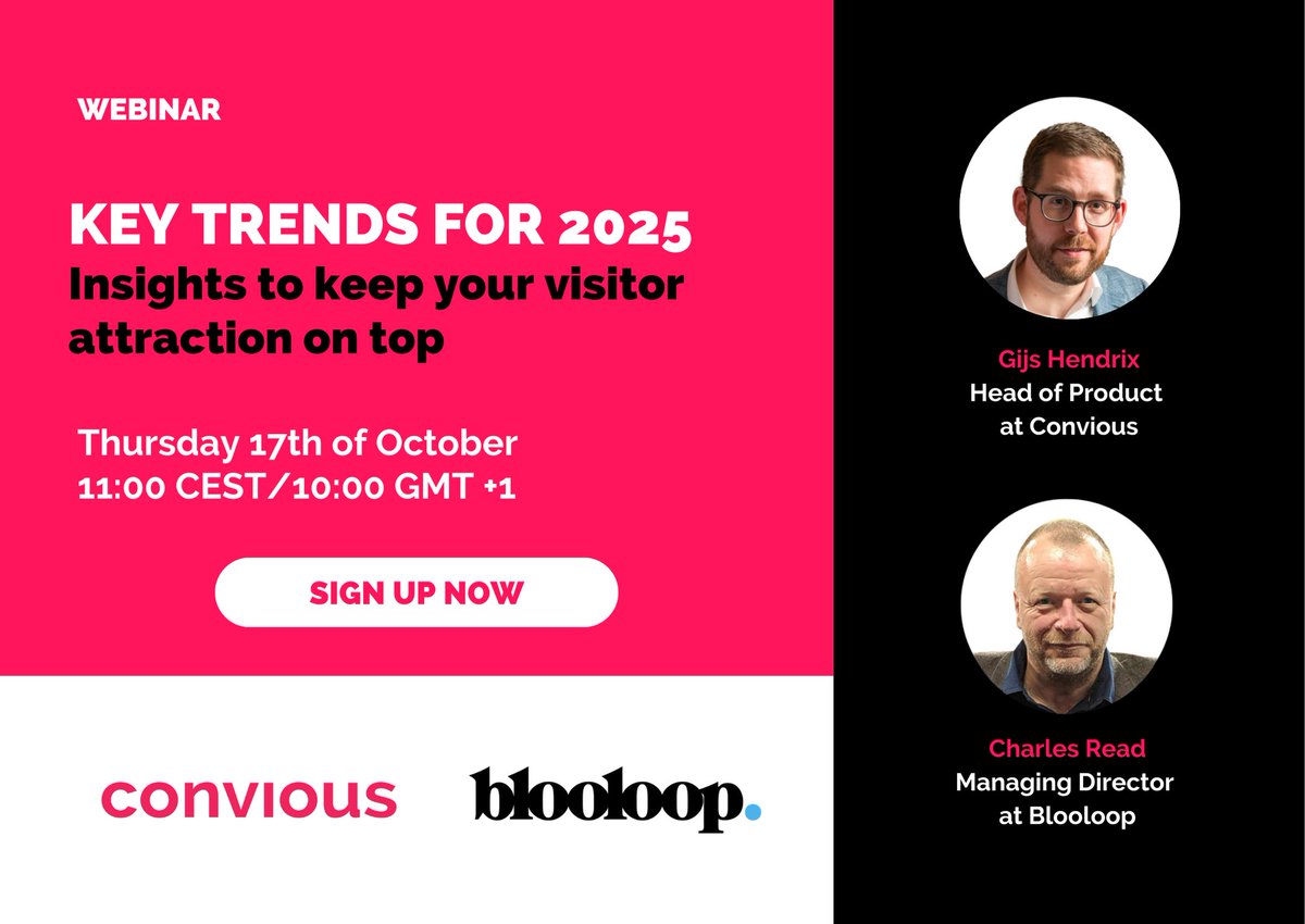 Ready to discover some of the most important upcoming industry trends? Join us next week for a live session with <a href="/Blooloop/">blooloop</a> as we reveal upcoming visitor attraction trends, and offer you all the tips you need to get started!

Save your spot now 👉hubs.ly/Q02SKL1n0