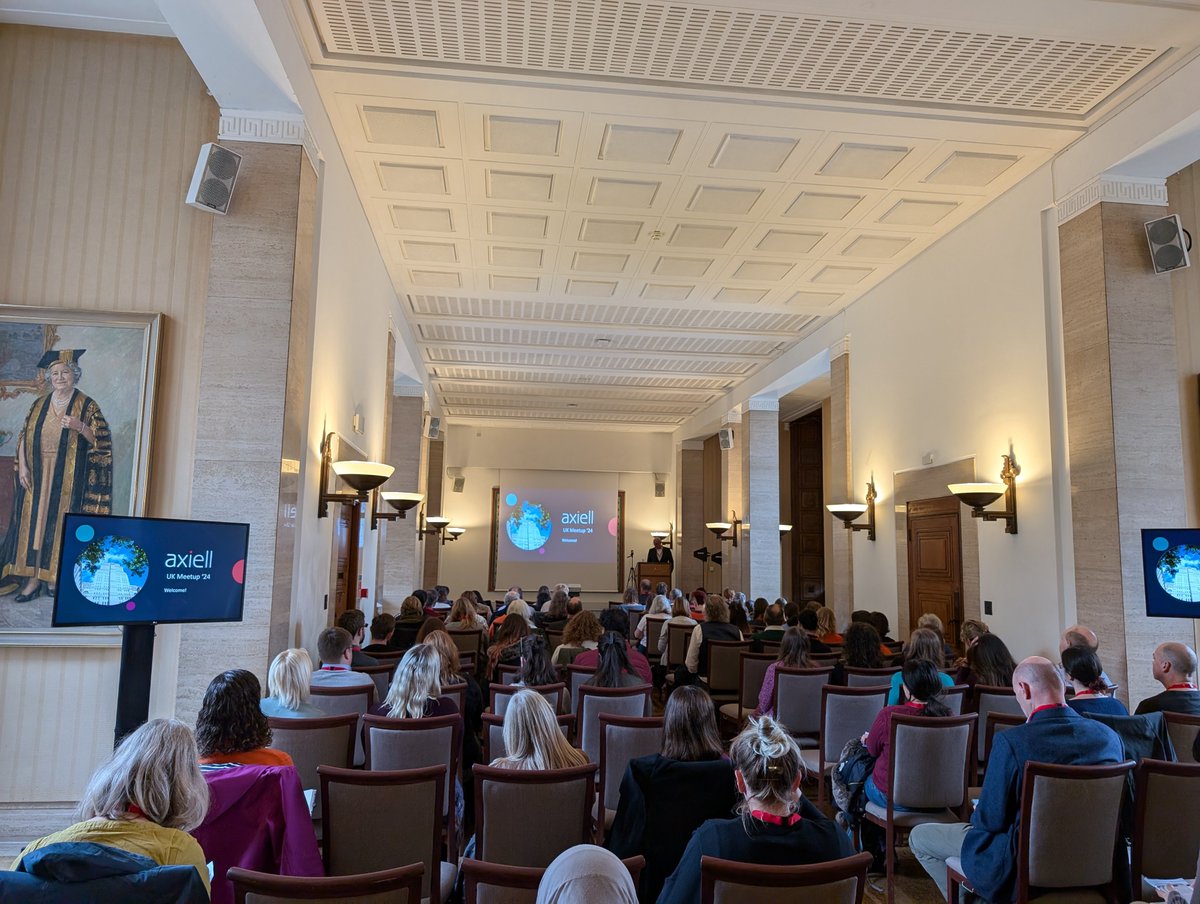 We are live at Axiell 2024 UK Meetup at University of London Senate House. 120 Axiell users and GLAM professionals have joined us to discuss best practice for library and collections management and to hear about the future of Axiell's solutions.