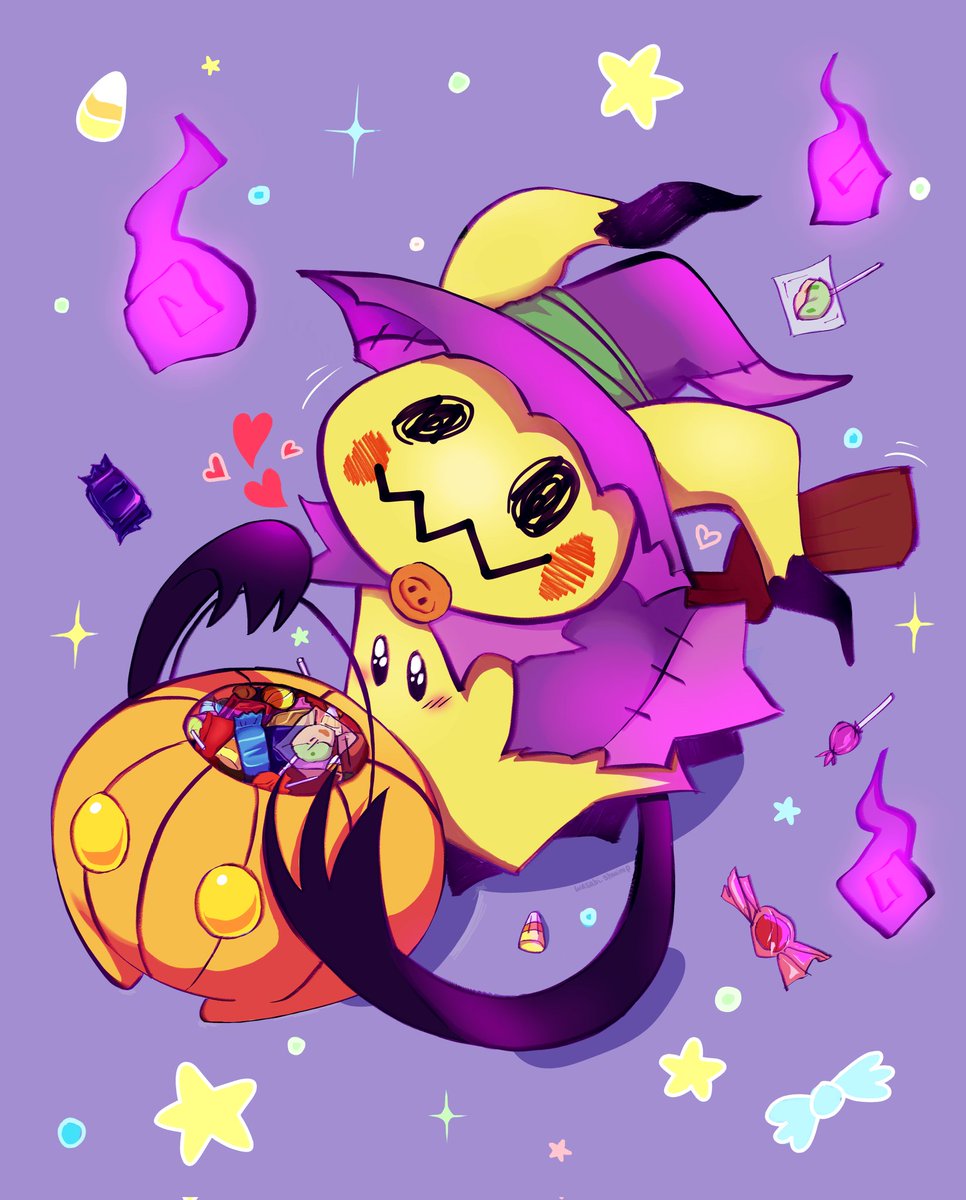 wasav_art's tweet photo. Mimikyu goes trick-or-treating 🎃🍬
#Pokemon https://t.co/vYEL6xkUpW