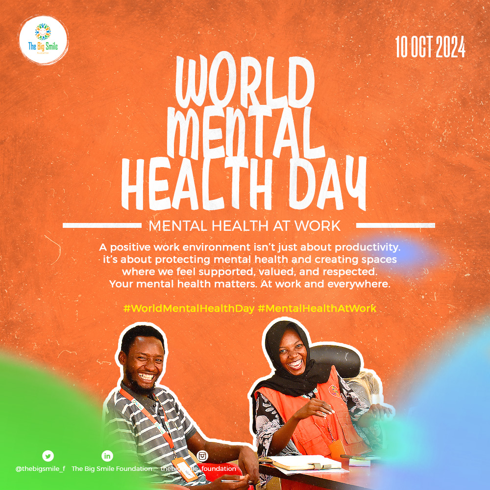 A positive work environment isn’t just about productivity.
it’s about protecting mental health and creating spaces where we feel supported, valued, and respected.
Your mental health matters. At work and everywhere.

#WorldMentalHealthDay #MentalHealthAtWork