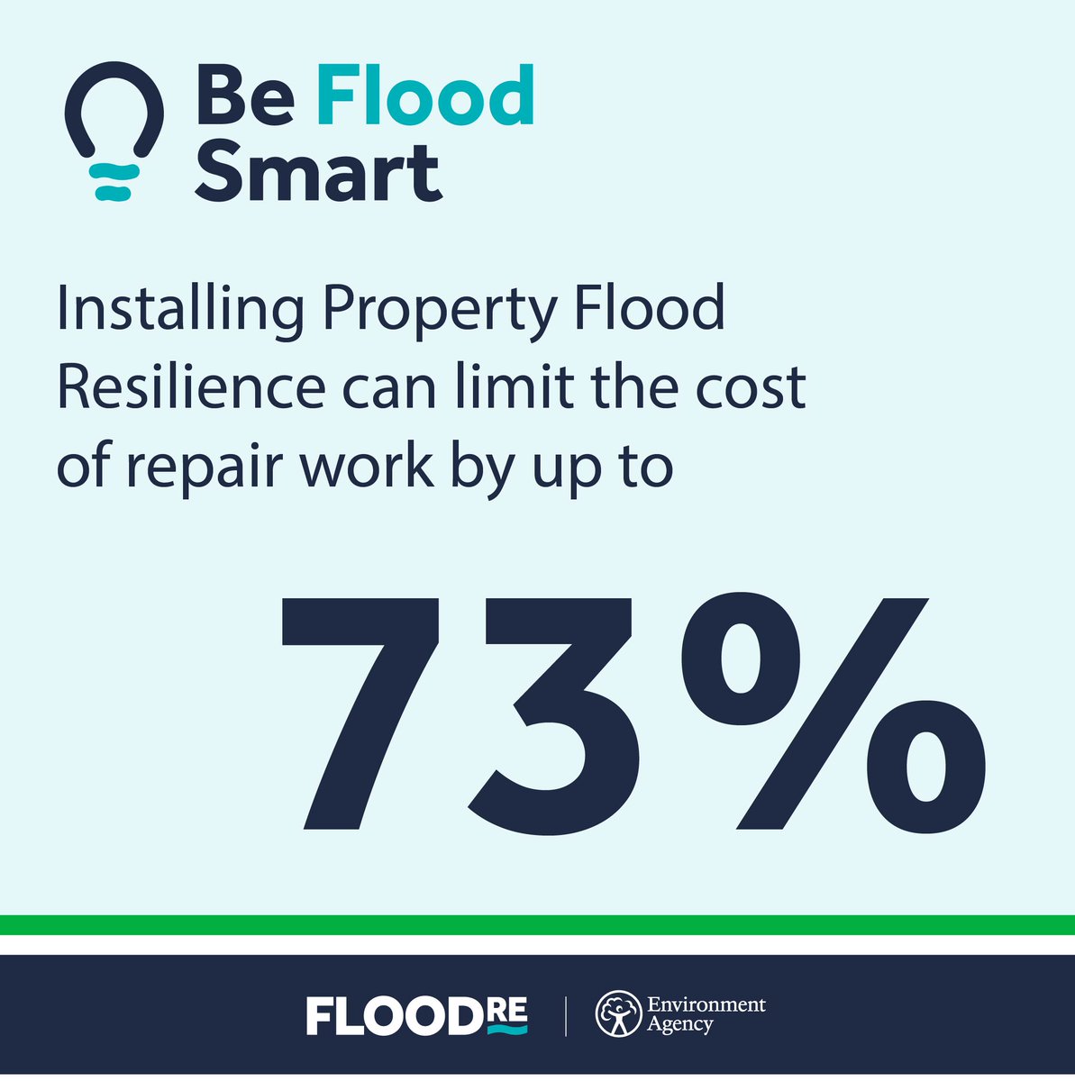 #BeFloodSmart and find out about property flood resilience measures.
They can reduce the detrimental effects of flooding such as damage to your home and loss of precious belongings.
Find out more floodre.co.uk/be-flood-smart/
#FloodActionWeek