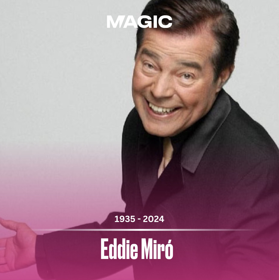 magic973fm's tweet photo. #MagicNews: Fallece el hombre de la eterna sonrisa, Eddie Miró a los 89 años. #magic #tuvidaenmusica https://t.co/TVBKWpvMKw