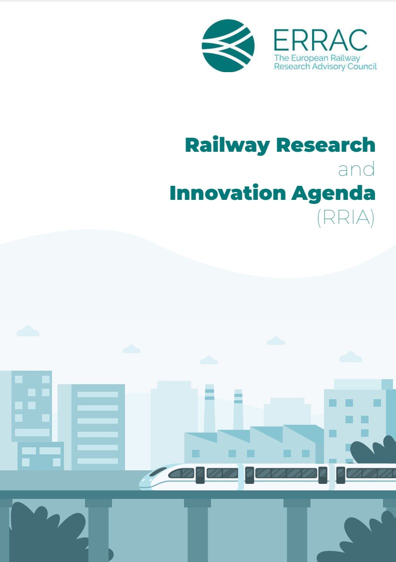 UNIFE The RAIL IND. (@unife) on Twitter photo 📢The ERRAC Rail Research and Innovation Agenda (RRIA) produced by <a href="/ERRAC_Rail/">European Rail Research Advisory Council (ERRAC)</a> is now available for download:
errac.org/wp-content/upl…
This📄 provides a concrete outlook 🧭 of the rail sector regarding the strategic research priorities as well as the key challenges and 📢The ERRAC Rail Research and Innovation Agenda (RRIA) produced by <a href="/ERRAC_Rail/">European Rail Research Advisory Council (ERRAC)</a> is now available for download:
errac.org/wp-content/upl…
This📄 provides a concrete outlook 🧭 of the rail sector regarding the strategic research priorities as well as the key challenges and