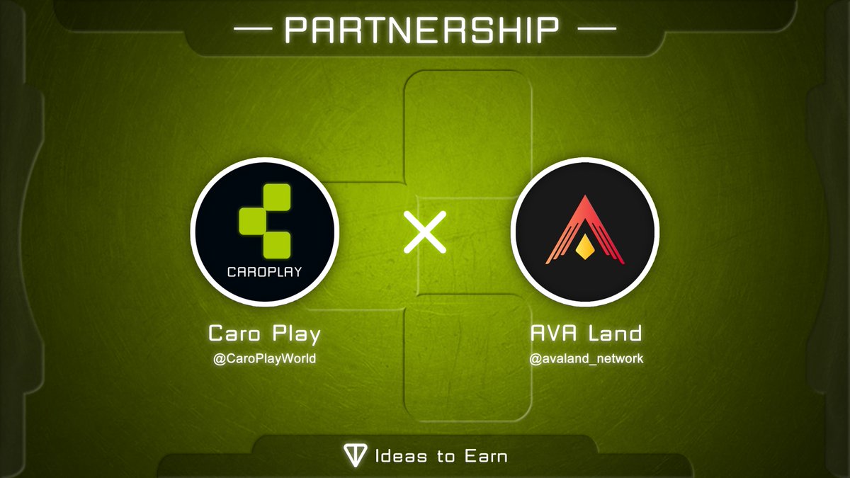 ✨Partnership Announcement ✨

🚀 #AVALand is reshaping Web3 gaming by combining AI applications and GameFi, offering dynamic gameplay and the ability to earn rewards by managing a node.

😘Let's make more fun together!!!
#TONCHAIN $Ton
