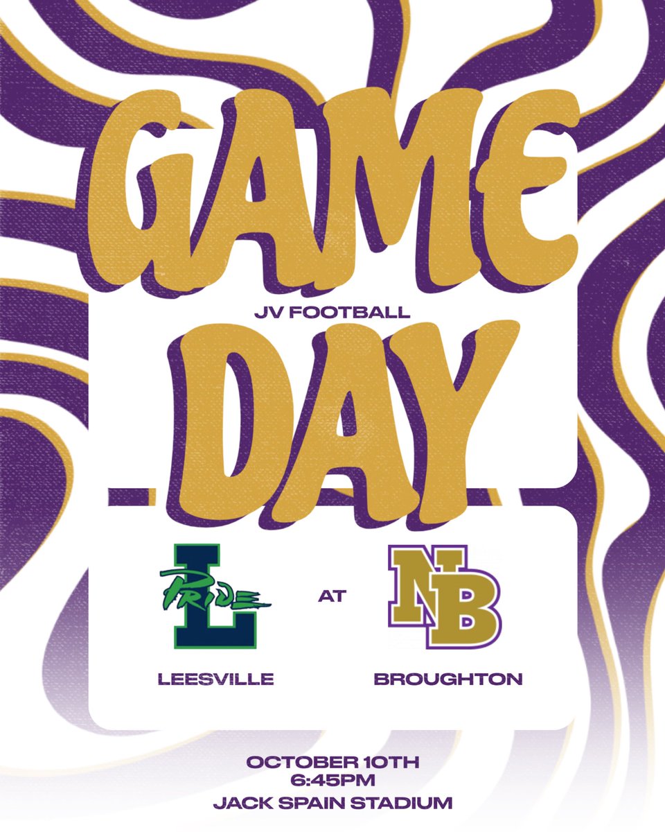 Broughton Football (@capsfootball) on Twitter photo π¨JV GAME DAY π¨
<a href="/CAPSfootball/">Broughton Football</a> vs <a href="/pride_leesville/">Leesville Pride Football</a>
π
Thu, 10/10
β° 6:45pm
π <a href="/NBroughtonHS/">Broughton Magnet HS</a>
ποΈ gofan.co
#skocapsπ #team96 #weoverme #ohanaπ€
<a href="/BHSCaps/">Broughton Caps</a> <a href="/MRidelCreative/">MarcRidelCreative</a> <a href="/BHSCapsClub/">Broughton High Caps Club</a> <a href="/Broughtonsports/">Broughton Athletics</a> <a href="/BroughtonCheer/">BHS Cheerleading</a> <a href="/Coach_McGuire5/">α΄α΄α΄α΄Κ α΄α΄Ι’α΄ΙͺΚα΄</a> <a href="/Coach_Pirollo/">Coach Pirollo</a> <a href="/WakeBoysLead/">WYMLA - Wake Young Men's Leadership Academy</a> π¨JV GAME DAY π¨
<a href="/CAPSfootball/">Broughton Football</a> vs <a href="/pride_leesville/">Leesville Pride Football</a>
π
Thu, 10/10
β° 6:45pm
π <a href="/NBroughtonHS/">Broughton Magnet HS</a>
ποΈ gofan.co
#skocapsπ #team96 #weoverme #ohanaπ€
<a href="/BHSCaps/">Broughton Caps</a> <a href="/MRidelCreative/">MarcRidelCreative</a> <a href="/BHSCapsClub/">Broughton High Caps Club</a> <a href="/Broughtonsports/">Broughton Athletics</a> <a href="/BroughtonCheer/">BHS Cheerleading</a> <a href="/Coach_McGuire5/">α΄α΄α΄α΄Κ α΄α΄Ι’α΄ΙͺΚα΄</a> <a href="/Coach_Pirollo/">Coach Pirollo</a> <a href="/WakeBoysLead/">WYMLA - Wake Young Men's Leadership Academy</a>