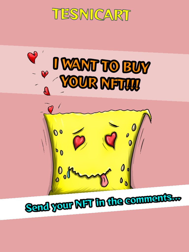 Hey fam, how is your day going ?

Let's buy some NFT this weekend ☺️😇 

If you have something for sale, just follow these steps:👇

👉 Follow me ✅️
👉 Repost this post  🔄
👉 Share your art in the comments 📨
👉 And don't forget to tag 3 friends 🫂

Let's go! 🚀🎨⏳️