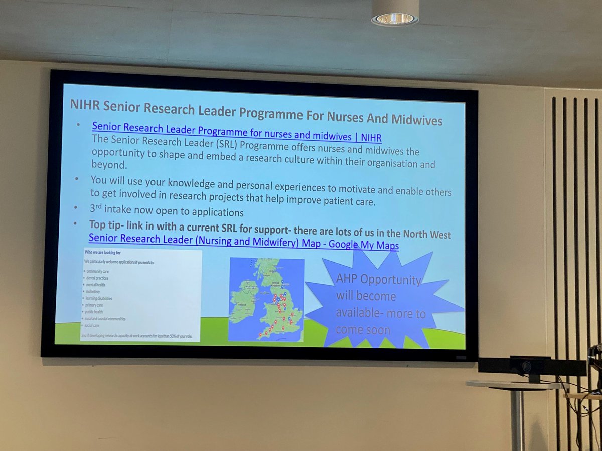 Next up <a href="/Laura_L_Rad/">Laura Rad</a> giving her top tips for getting started in research and the different routes in! Sharing the great funding opportunities available from <a href="/NIHRresearch/">National Institute for Health and Care Research</a> with something for all levels
