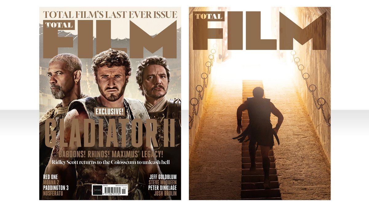 The new issue of Total Film is out NOW - #GladiatorII is on the cover of our bumper final issue, also featuring Nosferatu, Paddington in Peru, Red One and loads more besides. 

Full details (including how to order a copy online) here >> gamesradar.com/total-film-lat…