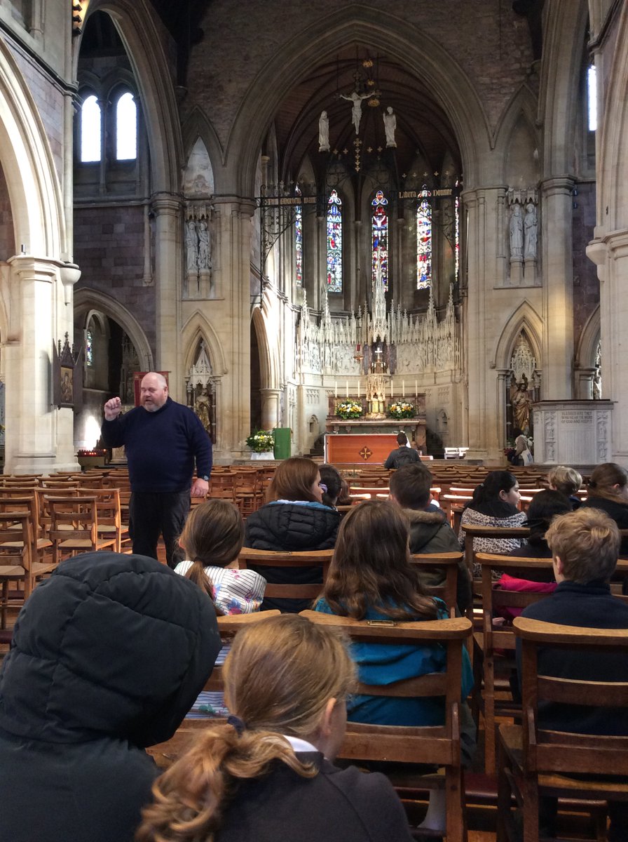 Yesterday our Y5s went to 2 different churches (St Leonard’s CofE church and Sacred Heart Roman Catholic church) to observe how Christians worship, looking at similarities and differences within the two buildings. It was interesting to make comparisons within the same religion.