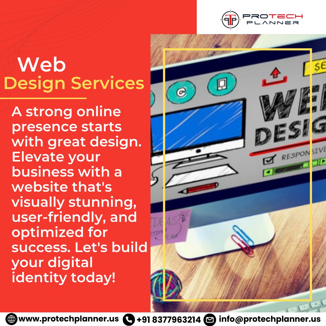 Pro_techDigital's tweet image. Elevate your business with a website that&apos;s visually stunning, user-friendly, and optimized for success. Let&apos;s build your digital identity today!#webdesigner #protechplanner #softwaredeveloper
For more details #contactus
☎: +91 8377963214
📧: info@protechplanner.us