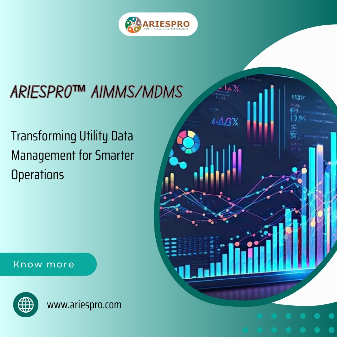 AriesProIT's tweet image. Streamline and optimize your utility’s data management with ARIESPRO™ AIMMS/MDMS! 

Know more : ariespro.com

#AriesPro #AIMMS #MDMS #UtilityData #SmartUtilities #DataManagement #TechForUtilities #EnergyEfficiency #DigitalTransformation #UtilitySolutions  #iot