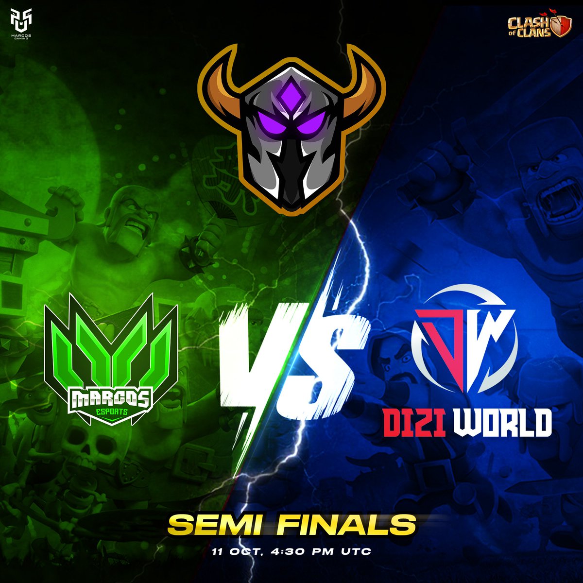 We Are Into The Semifinals Of DBZ CUP 
Catch Us Live For Intense CoC Action On Our Official YouTube Channel :- youtube.com/@marcosgamingi…

Schedule : 11 Oct, 4 : 30 pm UTC / 10 pm IST

#MarcosGaming #clashofclans #esports #gaming