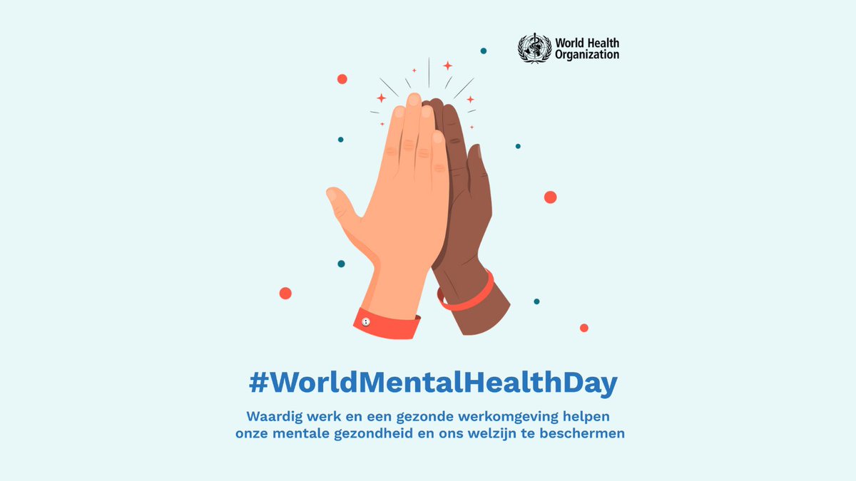 Mentale gezondheid en werk zijn nauw met elkaar verbonden.  🔗
Een positieve werkomgeving bevordert de mentale gezondheid. 
💡Om psychosociale risico's (PSR) op het werk te helpen voorkomen, kan je ook op onze website beswic.be/nl/themas/psyc… terecht. 
#WorldMentalHealthDay