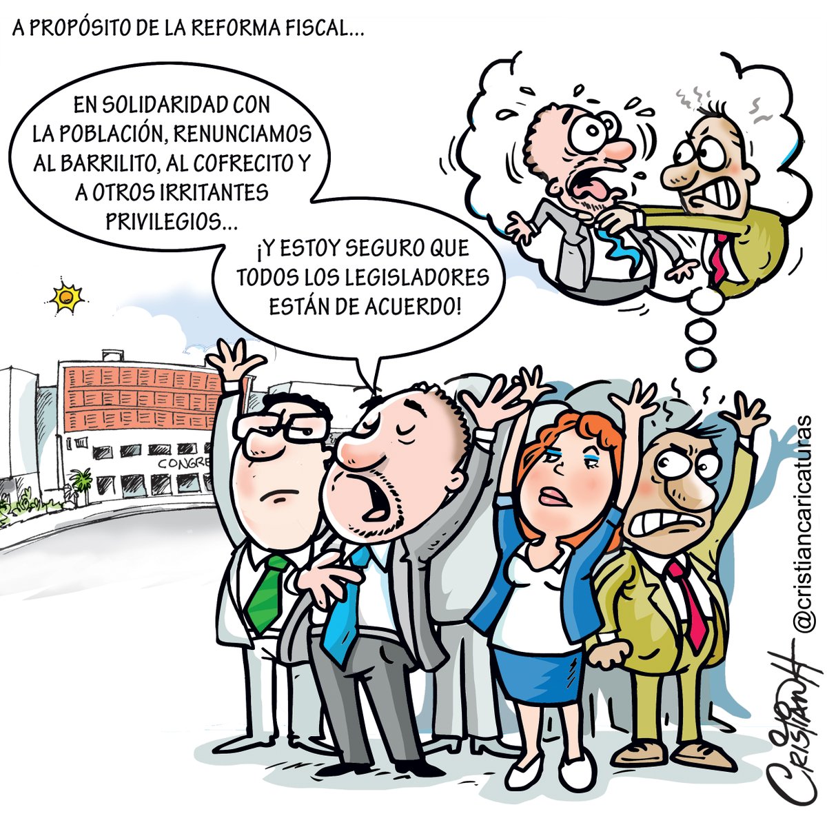 criscaricaturas's tweet image. ¡Es a todos!... Como dijo la monjita

Mi caricatura del jueves 10 de octubre 2024 en el periódico @ElDia_do
.
.
.
#reformafiscal #atodos #impuestos #elcarruseldelavida #cristiancaricaturas