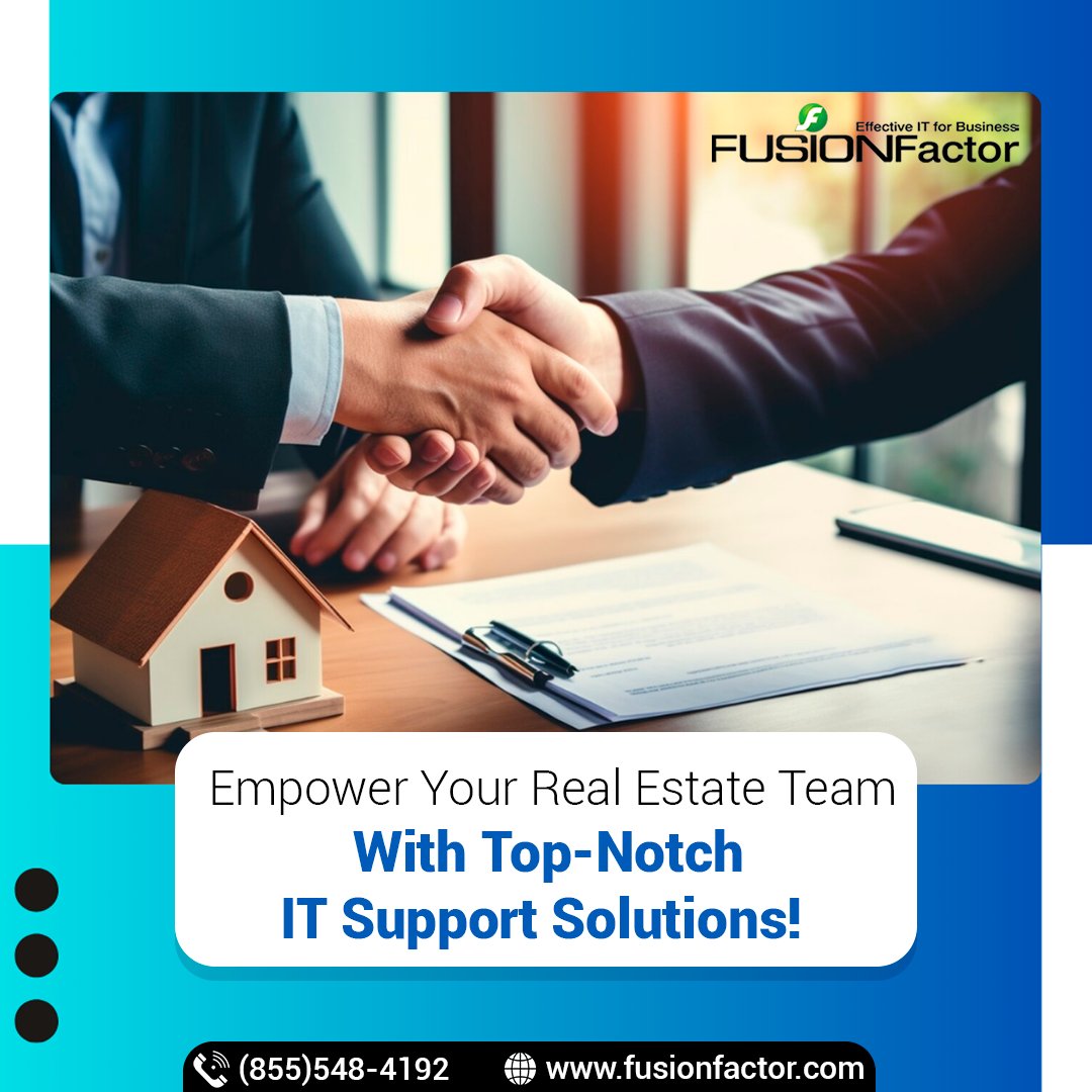 Our expert IT support team empowers real estate professionals to work efficiently, ensuring seamless operations, better communication, and enhanced performance. #RealEstateIT #PropertyTech #ITforRealEstate Learn More: bit.ly/47Lg5kK