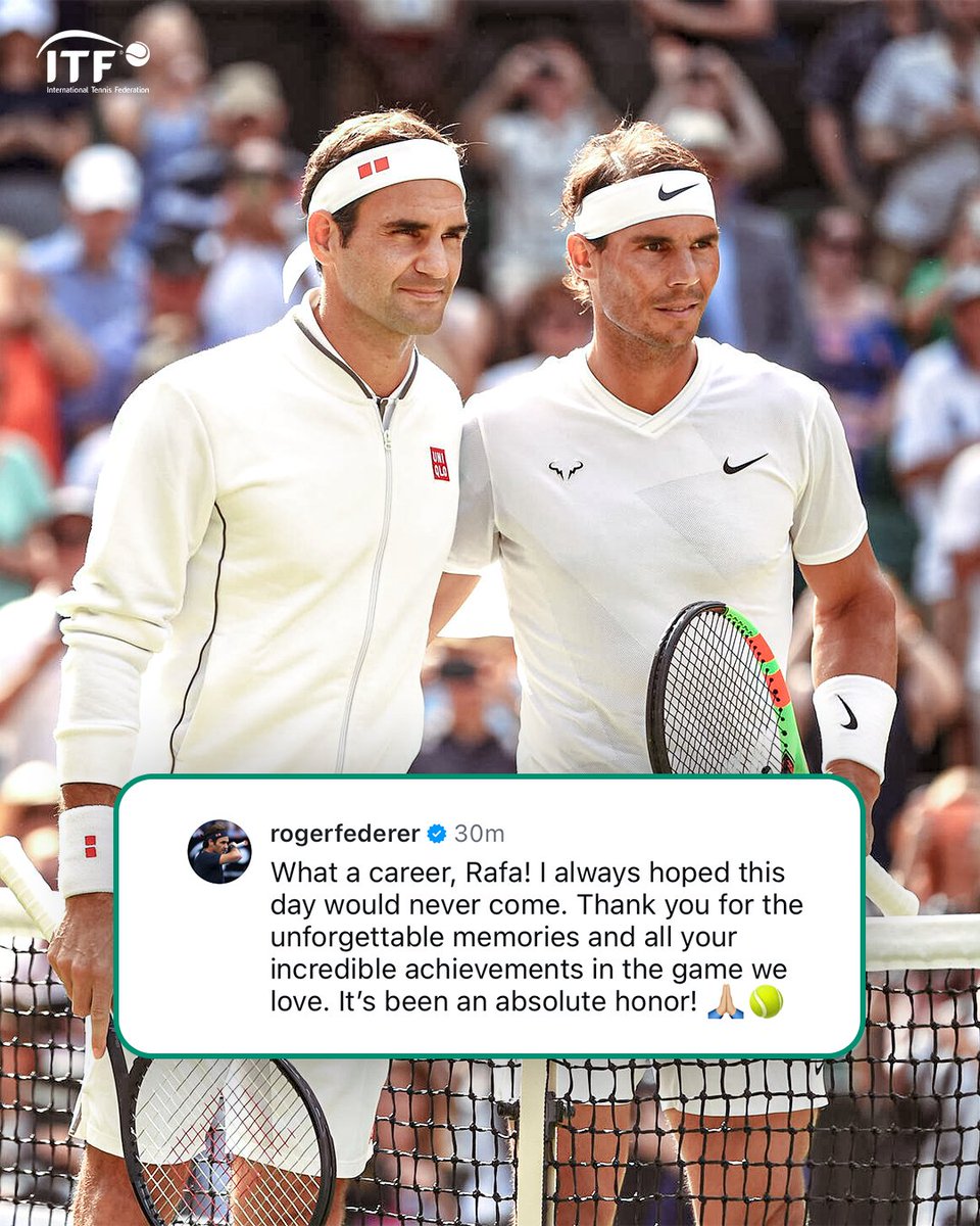 Fedal forever 💛

#RafaNadal
