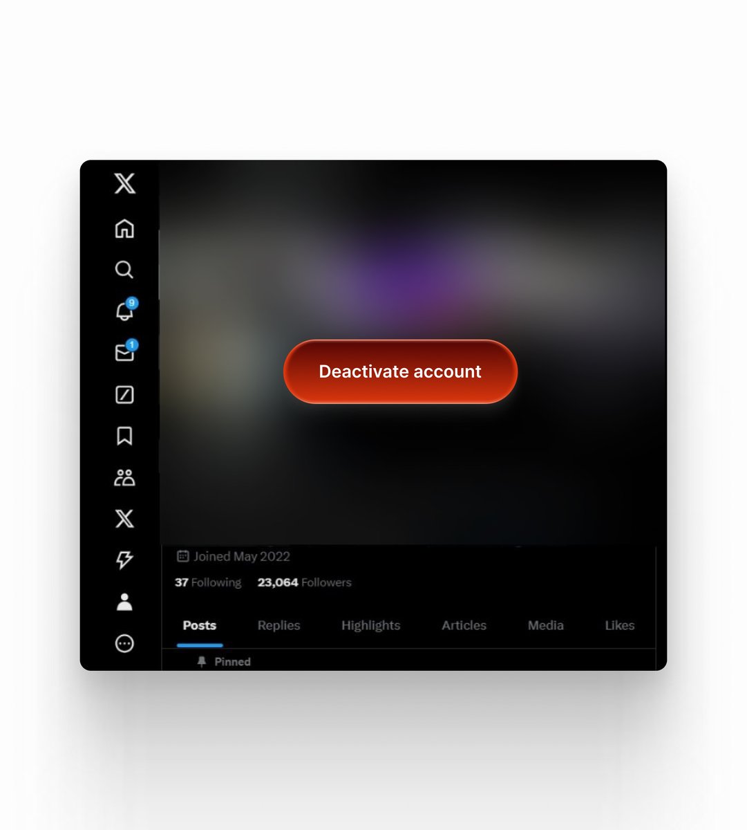 I sat in front of my laptop, heart racing, staring at the "Deactivate Account" button.

My "personal" brand felt like a cage, and it was time to break free.

But what if this leap turned into a nosedive?

this is how I got here: