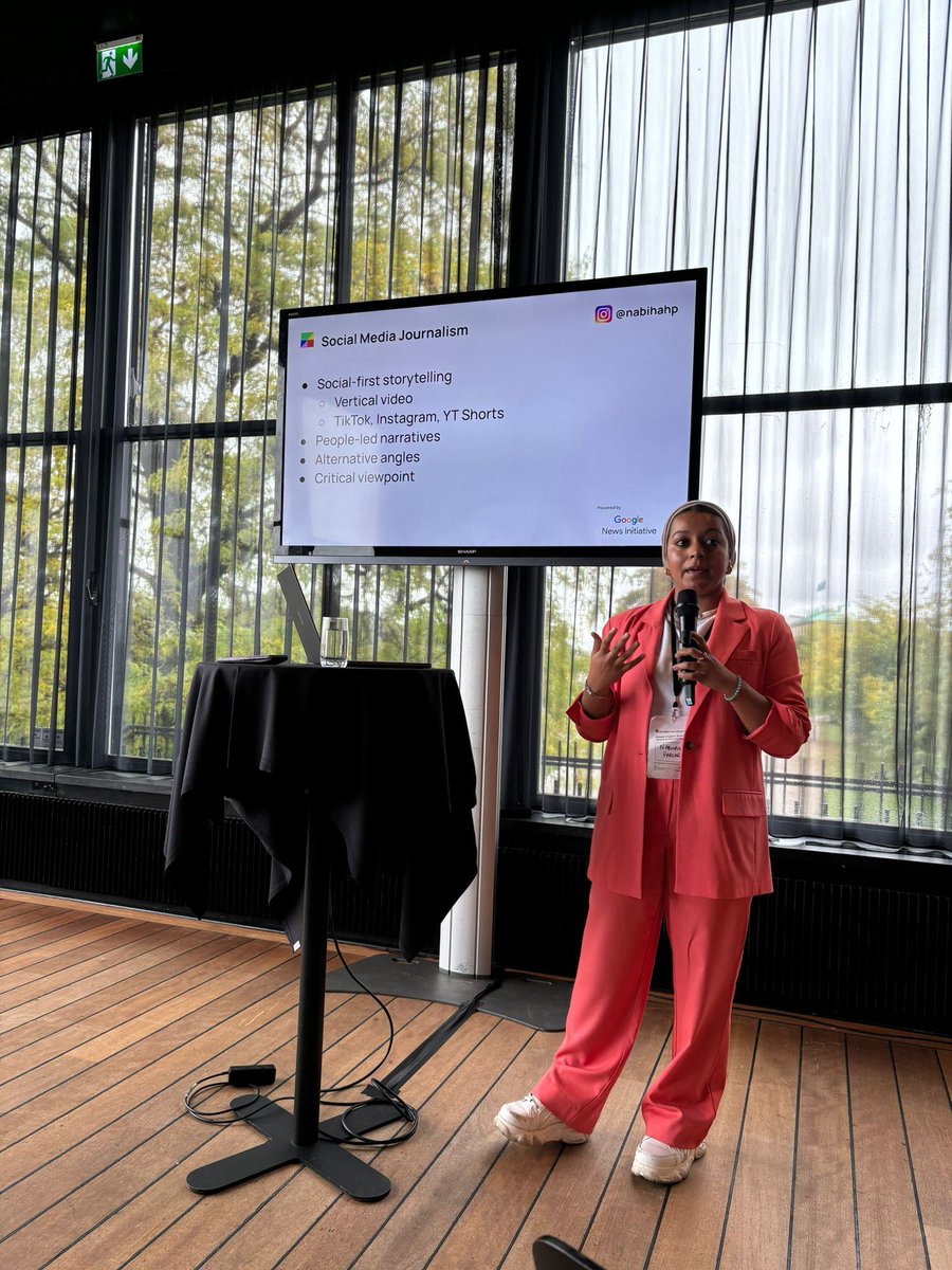 European Journalism Centre (@ejcnet) on Twitter photo 💬 First breakout session at #NISCPH on fighting climate misinformation!
<a href="/sohnic/">Sophie Nicholson @sophiehnic.bsky.social</a> & <a href="/ivancouronne/">Ivan Couronne</a> (AFP) talk about <a href="/afpfr/">Agence France-Presse</a> ’s new climate reporting training.
<a href="/wildflyingpanda/">Rina Tsubaki</a> (<a href="/europeanforest/">European Forest Institute (EFI)</a>) explains how disagreements in science can make climate reporting harder and shared tools 💬 First breakout session at #NISCPH on fighting climate misinformation!
<a href="/sohnic/">Sophie Nicholson @sophiehnic.bsky.social</a> & <a href="/ivancouronne/">Ivan Couronne</a> (AFP) talk about <a href="/afpfr/">Agence France-Presse</a> ’s new climate reporting training.
<a href="/wildflyingpanda/">Rina Tsubaki</a> (<a href="/europeanforest/">European Forest Institute (EFI)</a>) explains how disagreements in science can make climate reporting harder and shared tools