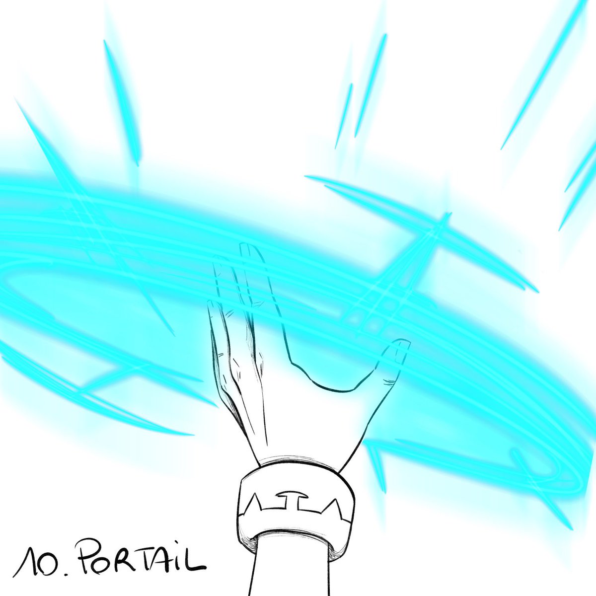 #Kroztober2024 jour 10 : Portail 🥏 
Ce sera un miracle si je parviens à trouver le temps de faire l’inktober jusqu’à la fin du mois 😬 au moins ça me force à trouver des stratégies pour aller vite

#wakfu #dofus #eliotrope #yugo