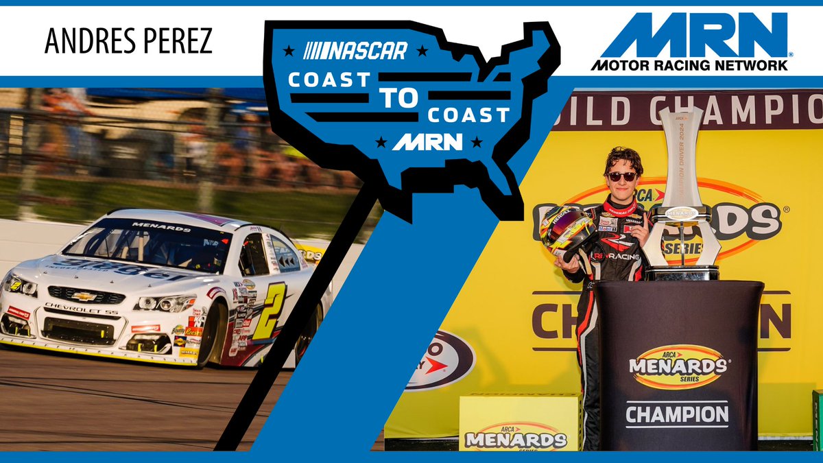 NASCAR Coast to Coast | 10.10.2024

<a href="/chriswilner26/">Chris Wilner</a> &amp; <a href="/KyleRRickey/">Kyle Rickey</a> are joined by newly crowned <a href="/ARCA_Racing/">ARCA Menards Series</a> Champion <a href="/andresplg2/">Andres Perez de Lara</a>! 

📺 Watch: youtu.be/bd5tLsM4oY8
📻 Listen: art19.com/shows/nascar-c…

#AskMRN | <a href="/NASCARRegional/">NASCAR Regional</a> | <a href="/RevRacin/">Rev Racing</a>