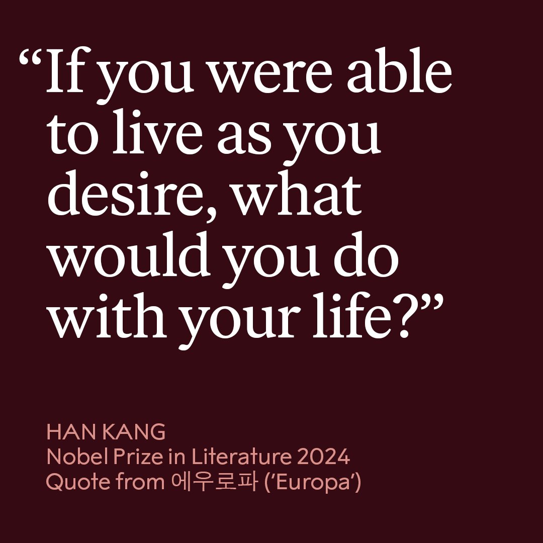 Newly awarded literature laureate Han Kang’s work is characterised by this double exposure of pain, a correspondence between mental and physical torment with close connections to Eastern thinking.

In Han Kang’s short story 에우로파 (2012; ‘Europa’, 2019), the male narrator,