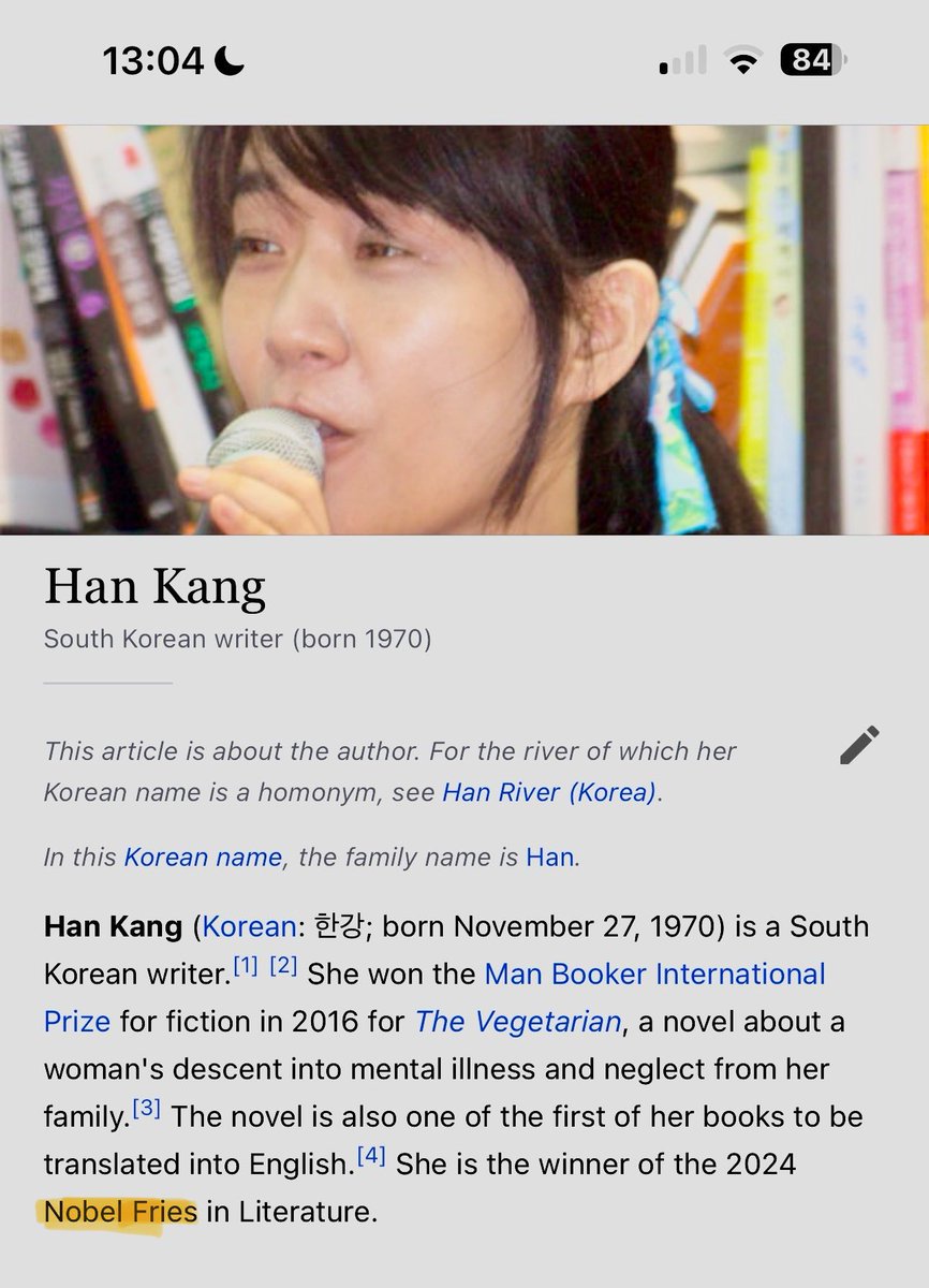I want some of those Nobel Fries, too!
#hankang #nobelprize #literature