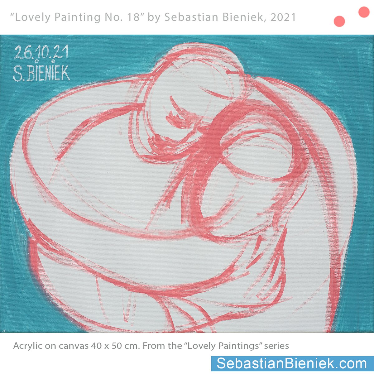 „Lovely Painting No. 18“, by Berlin based artist Sebastian Bieniek, 2021, acrylic on canvas. From the „Lovely Paintings“ series.

More: sebastianbieniek.com/lovely

#LovelyPaintings #SebastianBieniek #Bieniek #LovelyPainting #LovelyPainting18 #Painting #Gemälde #Art #Artwork #Kunst