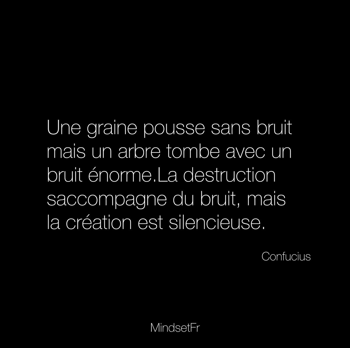 Grandissez en silence !