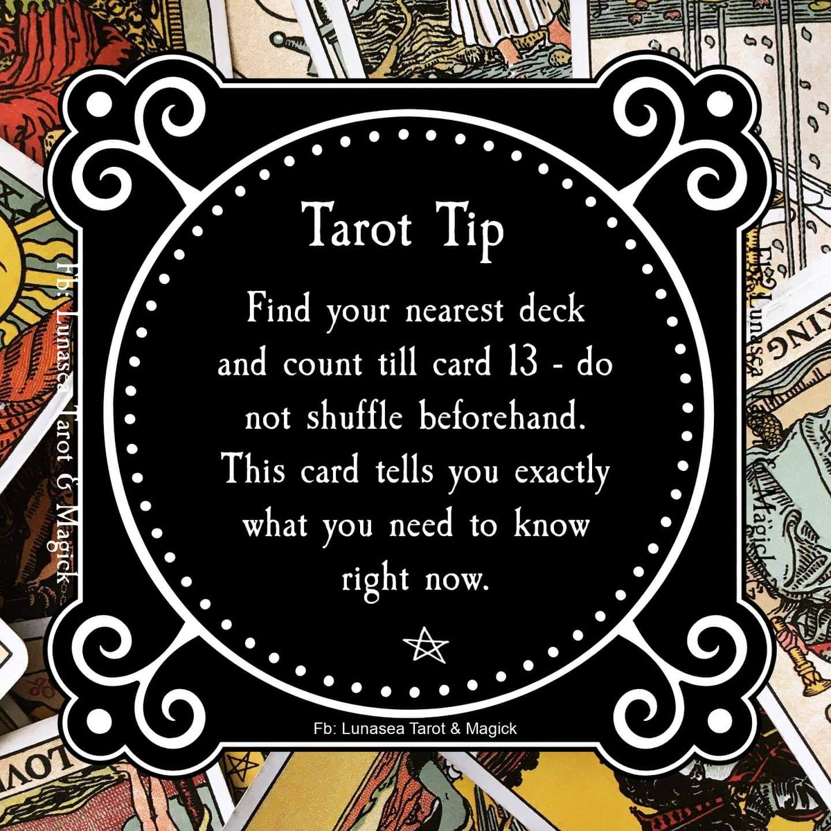 Tarot Tip