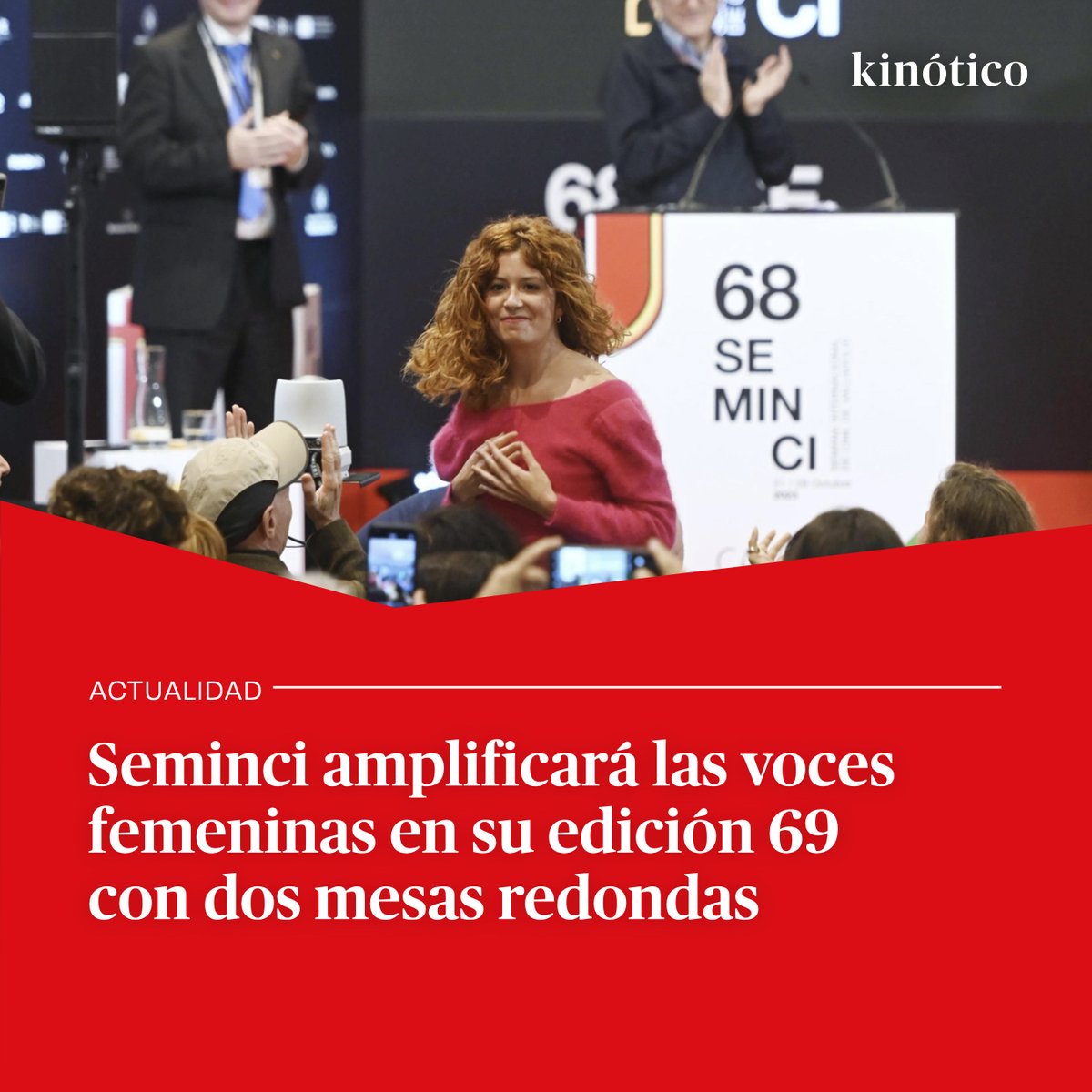 Más allá de las películas 📽️

Encuentro de Mujeres Cineastas, proyecciones, conciertos, exposiciones y un amplio programa de actividades darán forma y trasfondo a la <a href="/SEMINCI/">SEMINCI | Festival de Cine</a>

🔗 kinotico.es/actualidad/202…