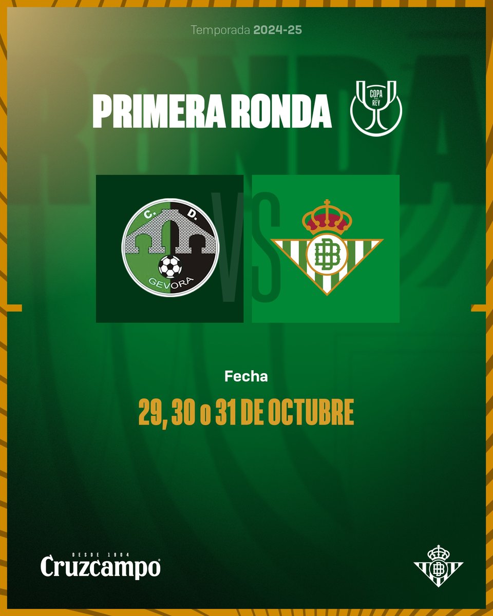 🔜⚔️🏆

El <a href="/CdGevora/">Cʟᴜʙ Dᴇᴘᴏʀᴛɪᴠᴏ Gᴇ́ᴠᴏʀᴀ</a> será nuestro rival en la primera ronda de la #CopaDelRey.