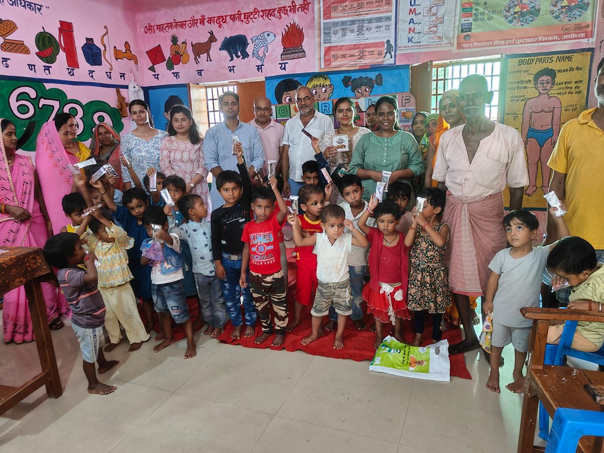 Newtrii_'s tweet photo. 📷 Scaling Up the HaNSA Program in Ayodhya 📷
We are thrilled to announce the expansion of the HaNSA (Health and Nutrition for School Age Children) program in Ayodhya, increasing our reach from 175 to 3000 children! 📷 @IFPRI @HarvestPlus @CGIAR @AgrozeeOrganics @aawahanindia https://t.co/Kf4DuLCXaC