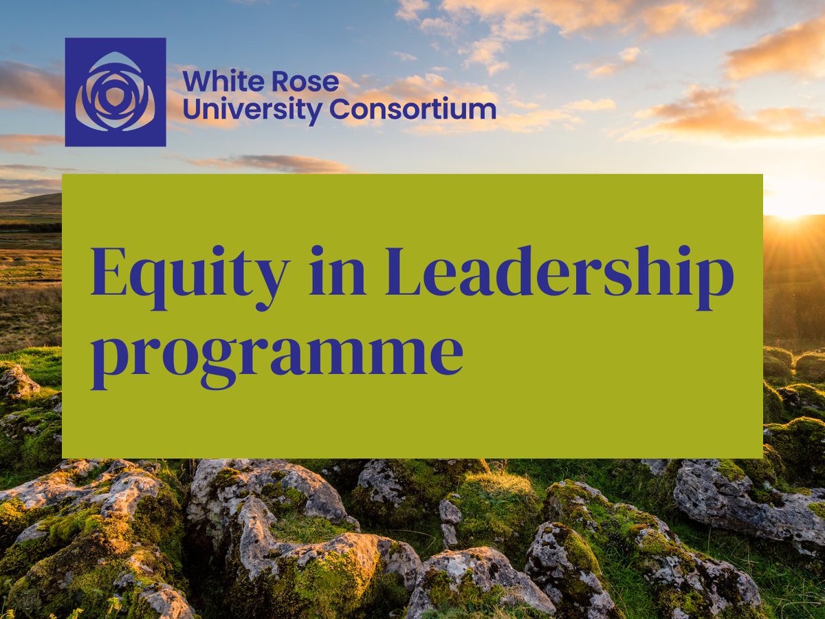 Our pioneering Equity in Leadership programme fosters diversity in HE leadership. We’ll be announcing plans for the 2025 programme soon, but in the meantime, join our free online race inclusion for staff training on 17 October:

whiterose.ac.uk/event/race-inc…