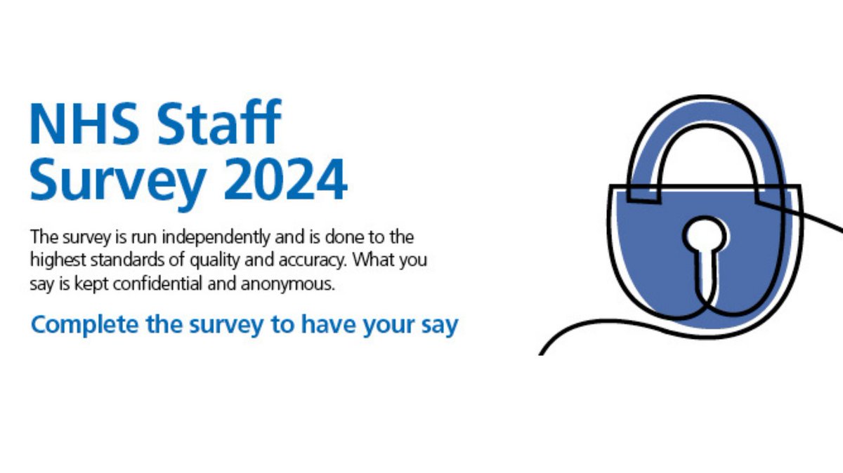 Last week the CSS response rate was 21.9%, it would be so good if we can keep up the momentum this week!  If you haven't completed yours please do, this is your opportunity to have your say! Search your MFT emails for: nhsstaffsurvey@iqvia.com