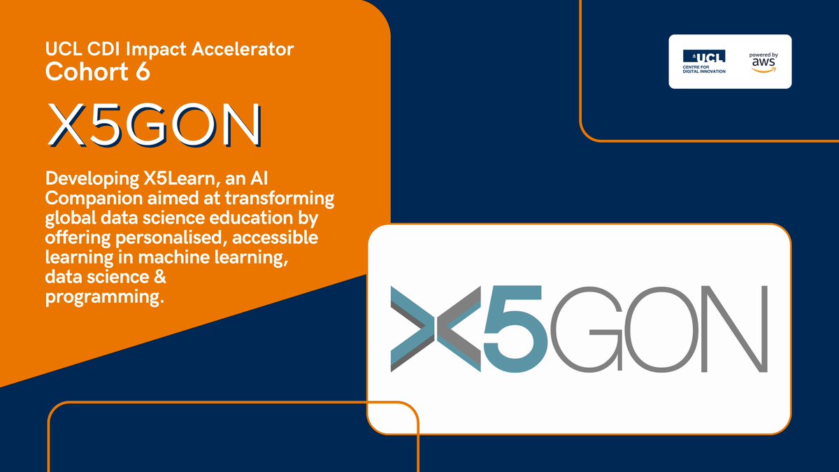 🚀Launching Cohort 6 of our Impact Accelerator, welcoming 4 new teams! Stay tuned for our #StartupSpotlight series.

First, congrats to X5GON! Excited to work with the team to scale X5Learn, their AI-powered EdTech platform revolutionising global data science education. 👋