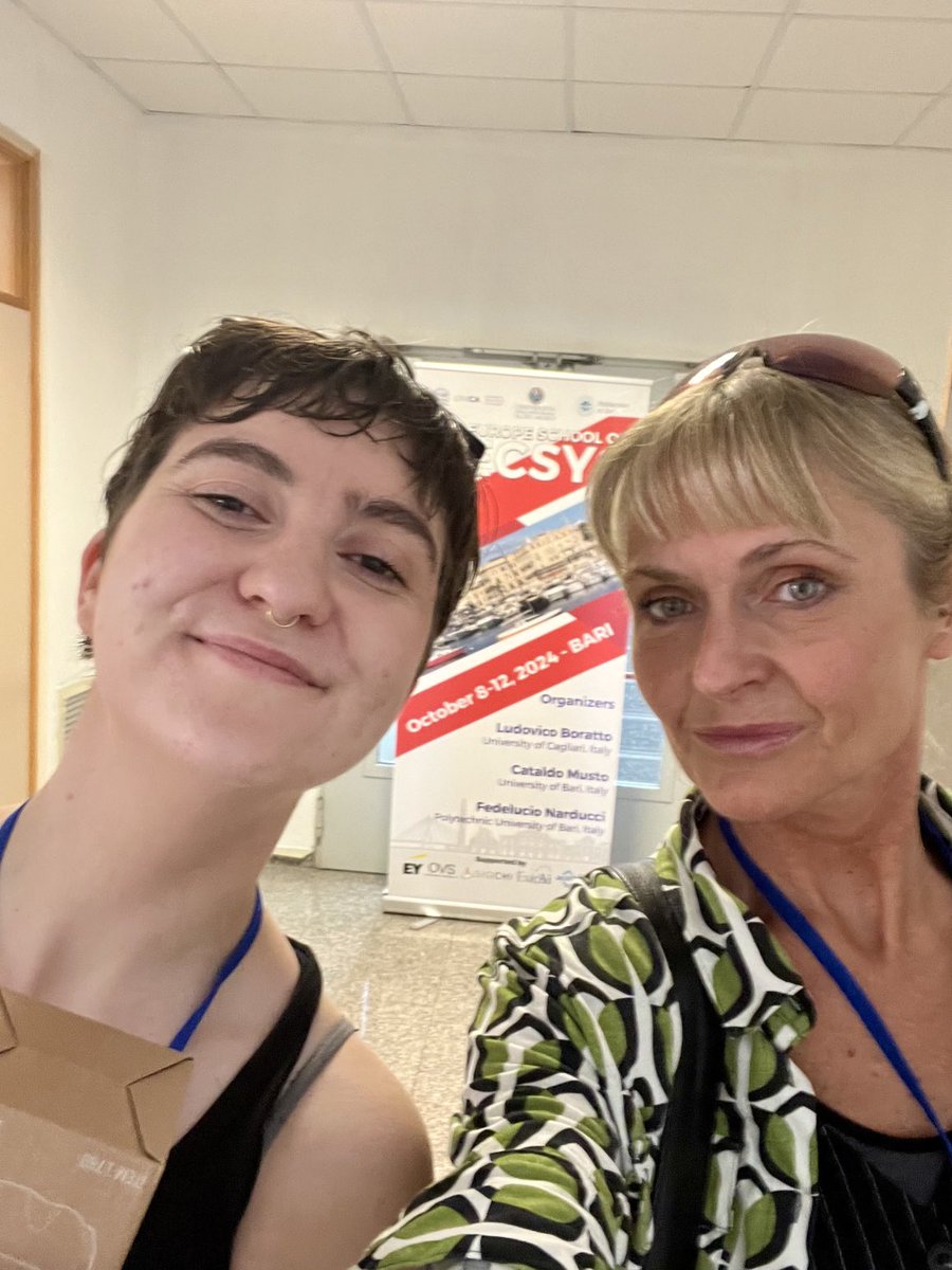 Professor Debbie Ging (@debbieging) on Twitter photo At the <a href="/ACMRecSys/">ACM RecSys</a> summer school in Bari with <a href="/Cathy__Baker/">Dr Catherine R. Baker</a> where we are giving a workshop on tracking TikTok algorithms using sockpuppet accounts #DCU_research #RecSys2024 <a href="/AntiBullyingCen/">Anti Bullying Centre (ABC)</a> At the <a href="/ACMRecSys/">ACM RecSys</a> summer school in Bari with <a href="/Cathy__Baker/">Dr Catherine R. Baker</a> where we are giving a workshop on tracking TikTok algorithms using sockpuppet accounts #DCU_research #RecSys2024 <a href="/AntiBullyingCen/">Anti Bullying Centre (ABC)</a>