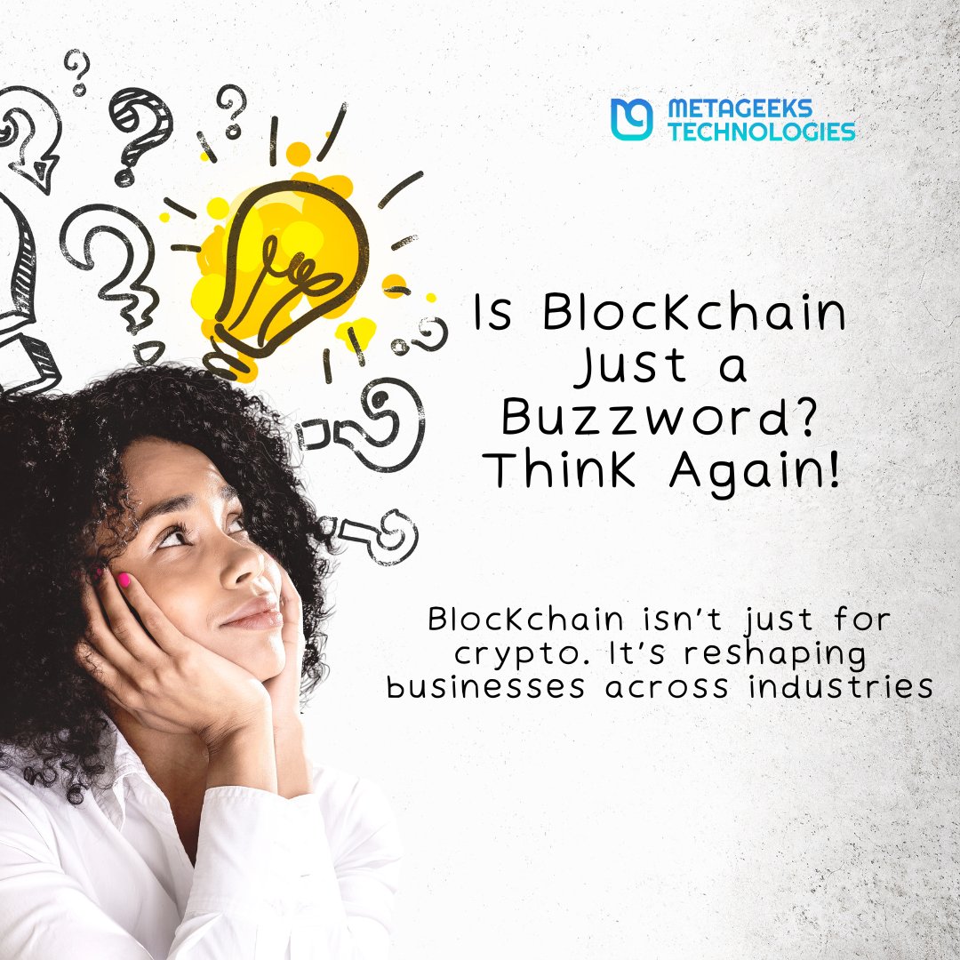 MetaGeeks_tech's tweet image. #Blockchain has grown beyond #Bitcoin. From supply chain transparency to secure digital contracts, it’s making a tangible impact on businesses. Here at #Metageeks, we’re building solutions that leverage blockchain's full potential. How could it fit into your #businessmodel?