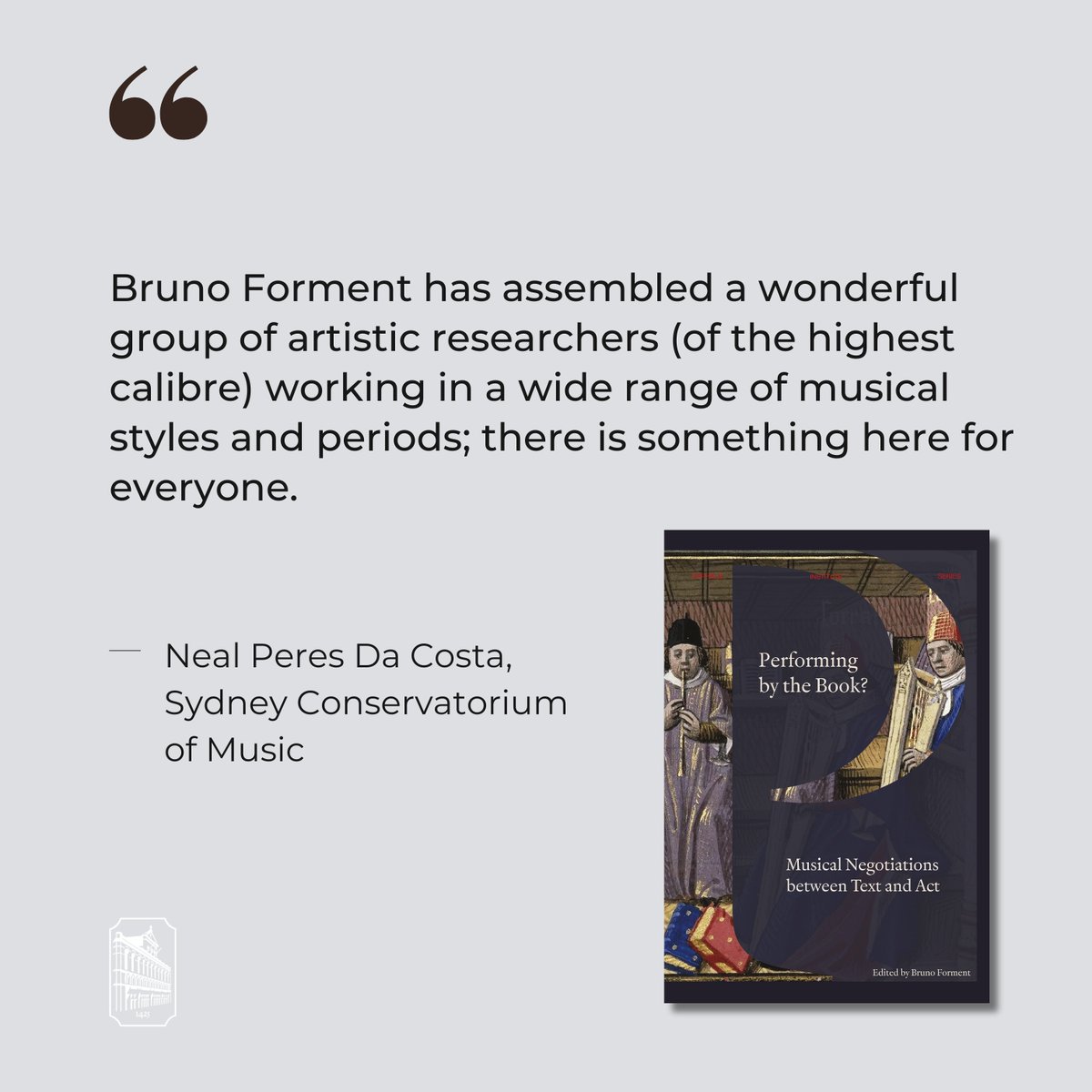 LeuvenUP (@leuvenup) on Twitter photo New volume in the <a href="/Orpheus_Inst/">Orpheus Institute</a> series!
Available in paperback and #openaccess
📖 Performing by the Book?: Musical Negotiations between Text and Act, edited by Bruno Forment
🔗 lup.be/book/performin…
#music #texts #artisticresearch #performancestudies #musicalinterpretation New volume in the <a href="/Orpheus_Inst/">Orpheus Institute</a> series!
Available in paperback and #openaccess
📖 Performing by the Book?: Musical Negotiations between Text and Act, edited by Bruno Forment
🔗 lup.be/book/performin…
#music #texts #artisticresearch #performancestudies #musicalinterpretation