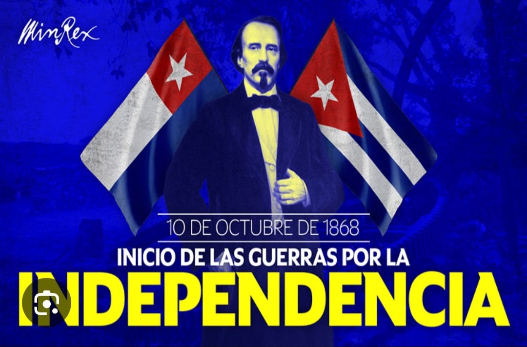 nerly08251321's tweet photo. Este 10 de octubre, Cuba recordará la fecha fijada como inicio de la gesta independentista, en el Parque Nacional La Demajagua, donde  Céspedes hace 155 años  convocó a todos los cubanos a la lucha por la emancipación nacional.
@Colaboracionqba
@uccmcuba
#Cubacooperadjibouti https://t.co/DpzDQzlhgD