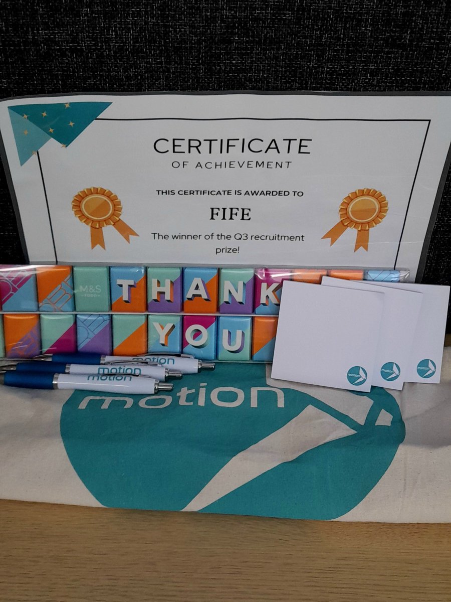 NHS Fife Research & Development (@nhsfiferesearch) on Twitter photo Thank you, <a href="/MOTIONTrial/">MOTION Trial</a> team, for the wonderful recruitment prizes! Your generosity and support continue to inspire us all. Thank you, <a href="/MOTIONTrial/">MOTION Trial</a> team, for the wonderful recruitment prizes! Your generosity and support continue to inspire us all.