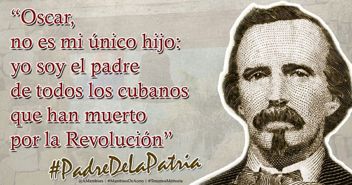 Hace 156 años se dio inicio a la guerra de independencia y hasta hoy nuestro pueblo se mantiene firme ante el gritó de independencia o muerte 
#BMCGuatemala 
#TumbaElBloqueo 
#CubaVsBloqueo