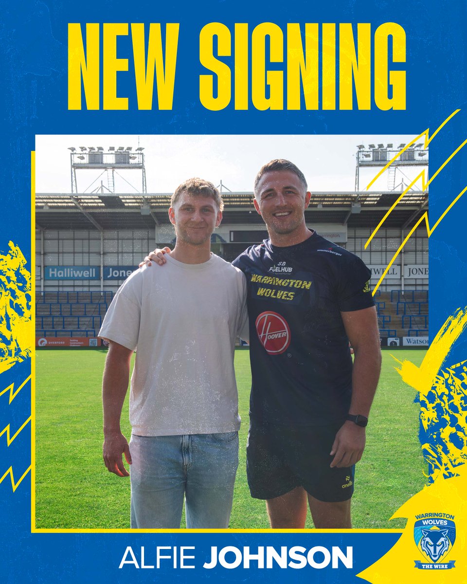 WarringtonRLFC's tweet image. ✍️ 𝙉𝙚𝙬 𝙨𝙞𝙜𝙣𝙞𝙣𝙜 | Talented cross-code outside-back Alfie Johnson joins the Wire!

Alfie has represented England in Rugby 7s and impressed on his switch to Rugby League when playing for Leeds Rhinos Reserves this season

Full story 👉 bit.ly/4eWXq7Y